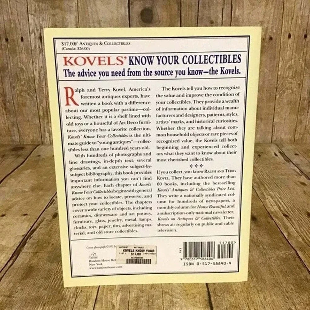 Kovels' Know Your‎ Collectibles Book
